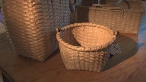 Traditionally handmade baskets