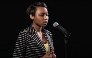 NJPOL Poetry Out Loud finalist Daisha Davis