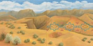 Kay WalkingStick's New Mexico Desert painting