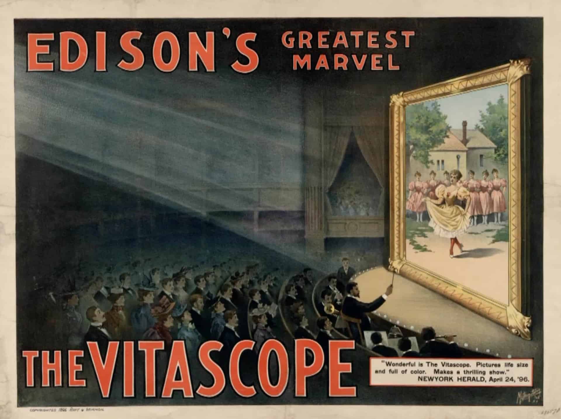 Edison's Greatest Marvel the Vitascope poster